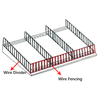 WIRE FENCING DIVIDERS